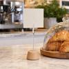 Porte-nom en bois avec pince métallique, Petit panneau numéro de table nom, Support pour mémo de bureau, Support clip pour notes photo pour mariage fête restaurant