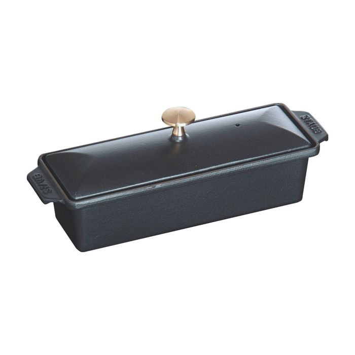 30 x 11 cm, Terrine, Noir mat