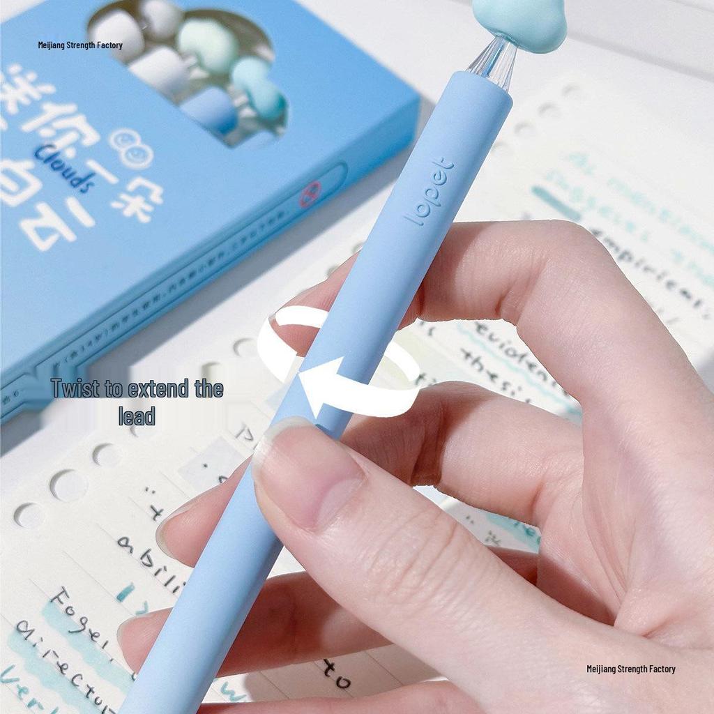 Cloud Twist Black Ink Quick-Dry Smooth Pen for Students