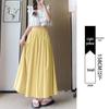 Women's Yellow Yamamoto Summer Skirt Pants 2025 - Small, Thin, Drapey, Loose, Casual, Ice Silk, Wide-Leg Trousers