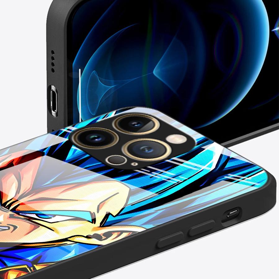 D-ragonS B-allS Vegeta Case for iPhone 17 Pro Max 13 Air 8 15 Plus 16 XR 12 11 14 Glass Phone Cover