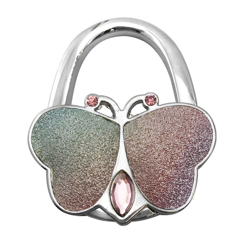 Bärbar Fjäril- Rosett Bordsväska Krok Mode Multifunktionell Vikbar Damväska Spänne Handväska Krok För Väskupphängning