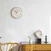 Interform Ludovica Wall Clock CL-4384 Sweep Movement Wood Ivory