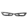 High-performance Pair Front Bumper Fog Light Lamp Cover Bezel Easy Installation Compatible- for Focus 2015-2018 Durable