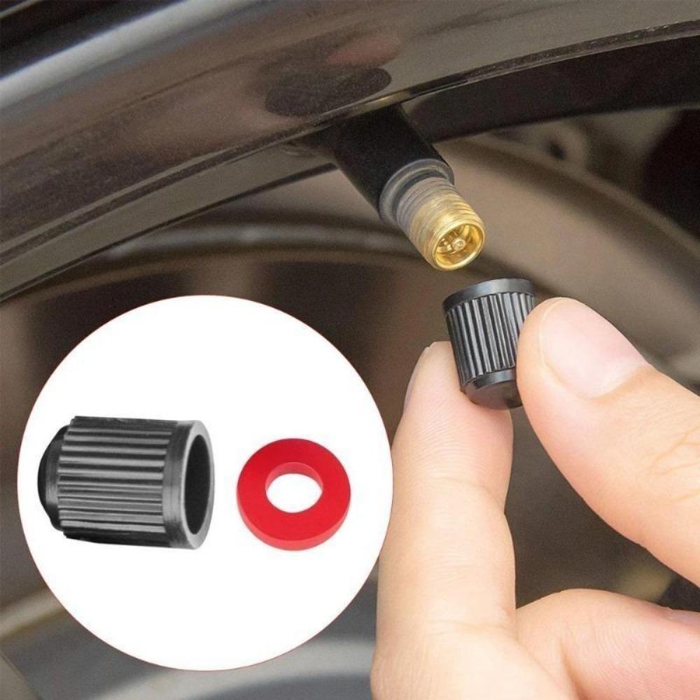 800Pcs Car Tire Valve Stem Caps Tubeless Tyre Rim Stem Cover Dustproof Cap Tire Valve Stem with O Rubber Ring Auto Accessoires