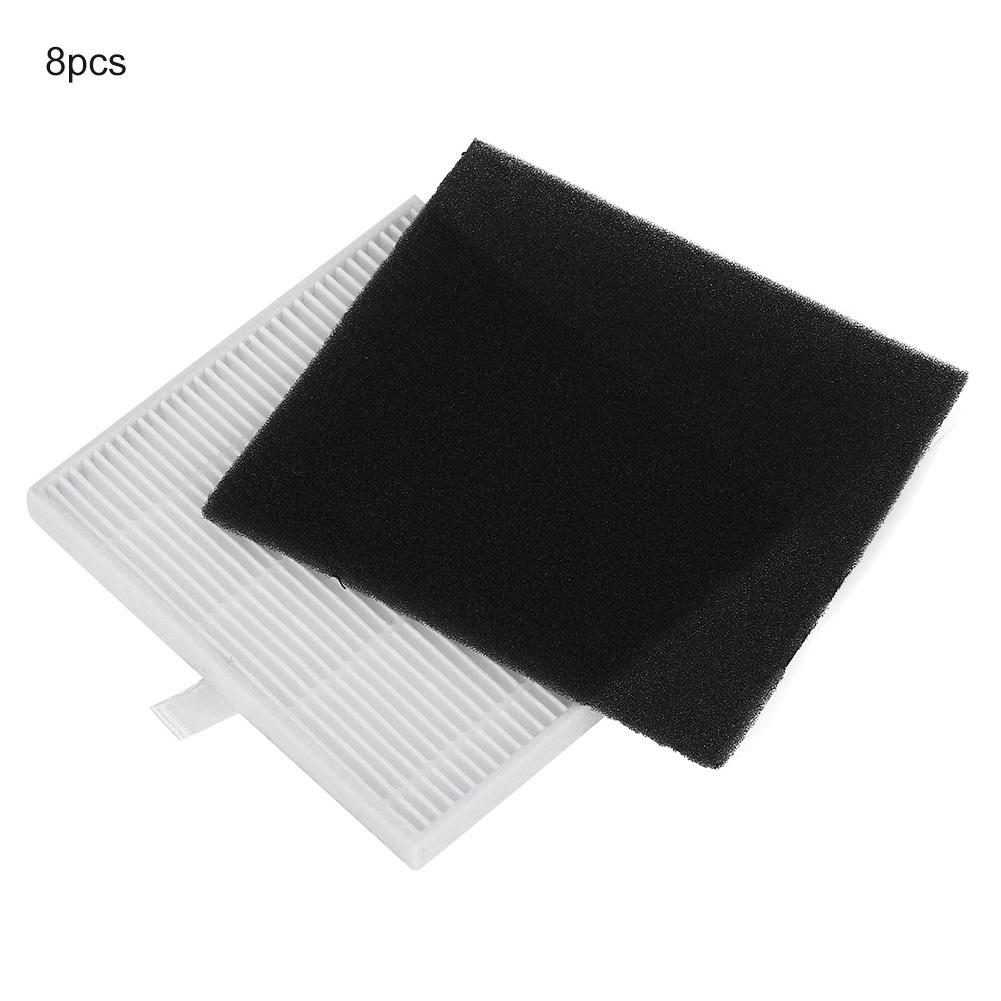 Staubsauger Aktivkohlefilter-Set Ersatz für Chuwi ILIFE V8S Roboter Mo E2Q7