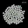 100pc/bag 4/5/6/8mm Hot Fishing Floats Beads Glowing Balls Luminous Light High Quality Plastic Stoppers Night Sea