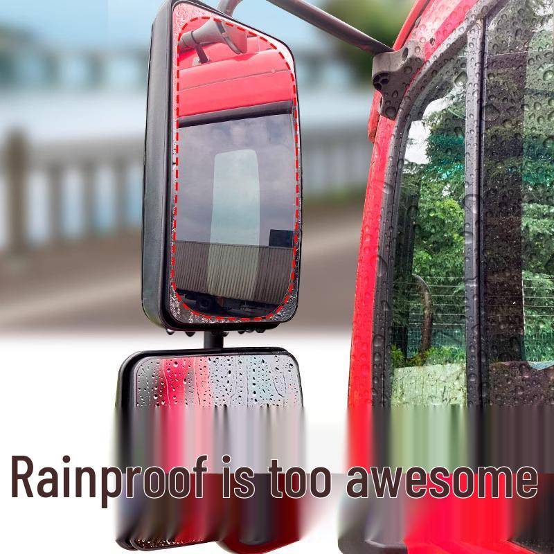 Waterproof Anti-Fog Anti-Glare Rearview Mirror Rainproof Film for Trucks