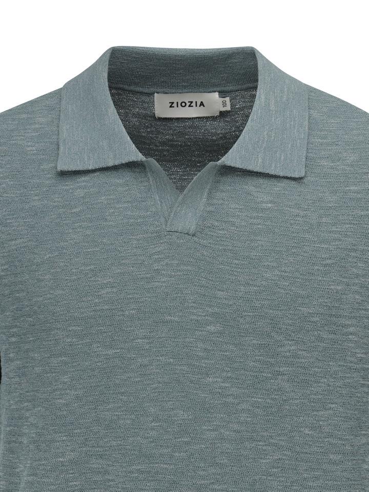 ZIOZIA Men'S) Miracle Slub Short Sleeve Polo Shirt_Abf2Et1105Dmt