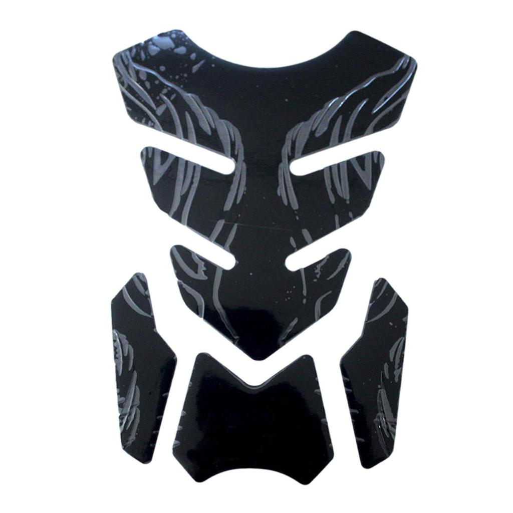 1 sheet 3D Stereo Stickers, Fashion Motorcycle Decoration Stickers, PVC Soft Rubber Jewelry