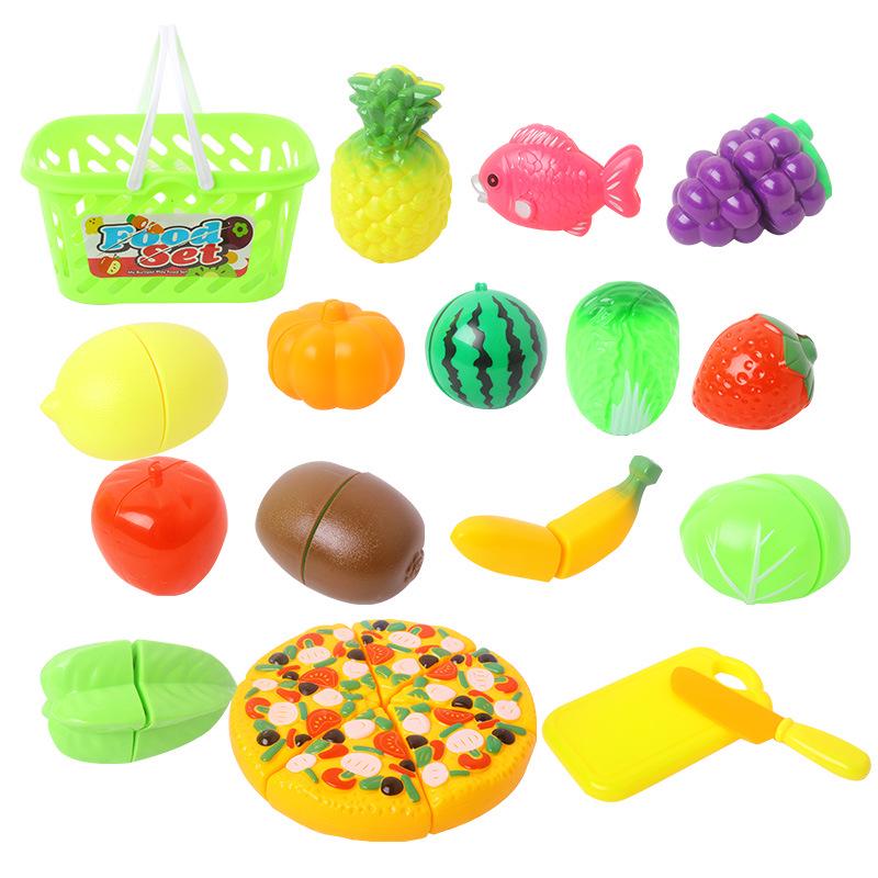 Cross-Border Kids' Pretend Play Fruit & Veggie Cutting Toy for Early Education