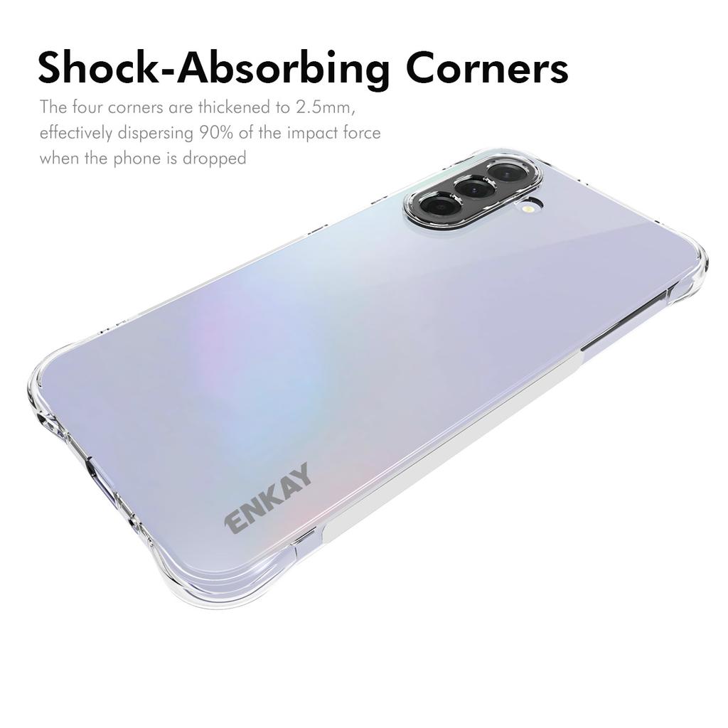 For Samsung Galaxy A17 5G/A17 4G/A26 5G/A16 5G/A16 4G Clear Phone Case ENKAY HAT PRINCE Shockproof Anti-slip TPU Cover