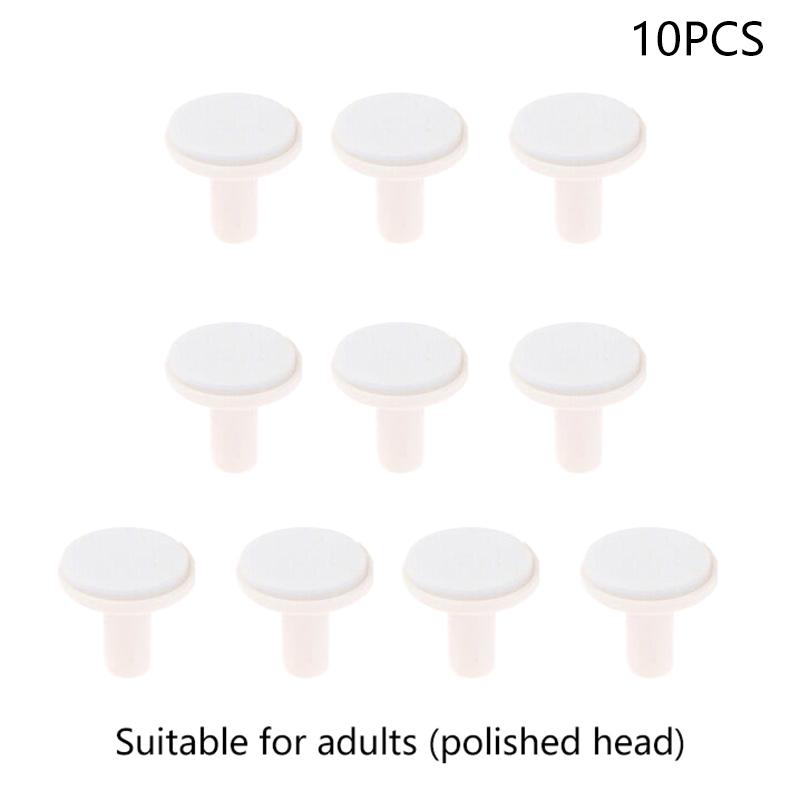 

10 шт. Подушечки для детской пилки для ногтей, сменные подушечки для электрического триммера для ногтей, шлифовальные головки для детских ногтей для ребенка, новорожденного, младенца, малыша белый