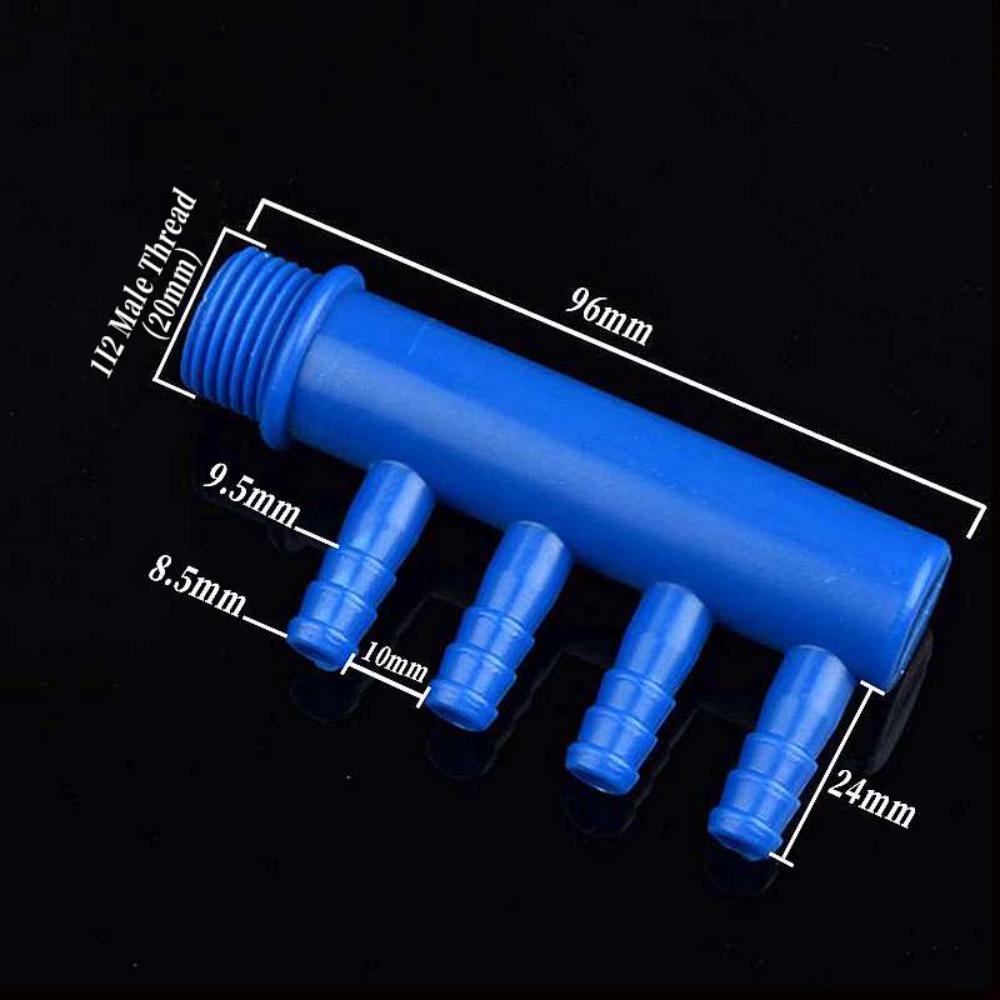 Plastic Aquarium Fish Tank Hose Connector Y Type Hose Splitter for Water Piping