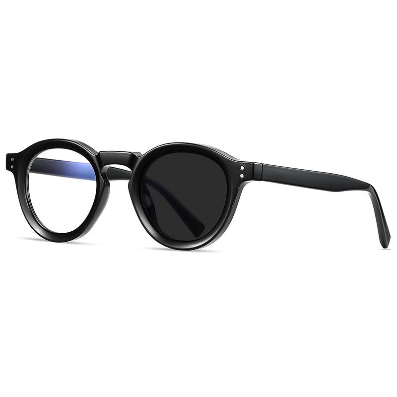 Retro Small Round Anti Blue Light Photochromic Glasses For Men Women High Quality Acetate Brand Design Glasses Frame