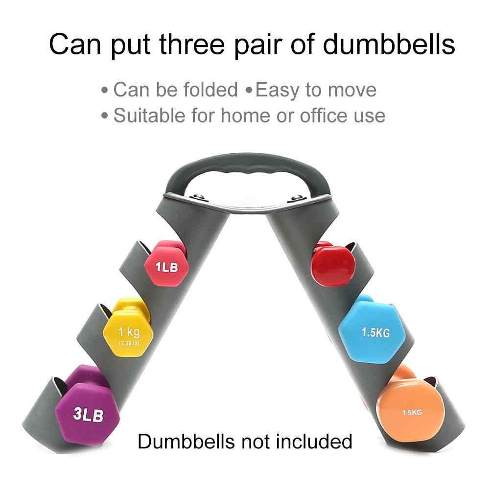 Dumbbell Rack Dumbbell Holder Portable Home 3 Tier Dumbbell Holder Home Exercise