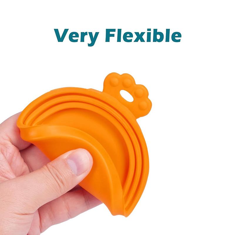 3/4Pcs Silicone Canned Lid Set 3 In 1 Reusable Pet Can Cover Lids Kit for Most Sizes Dog And Cat Cans Food Tin Cover Keep Fresh