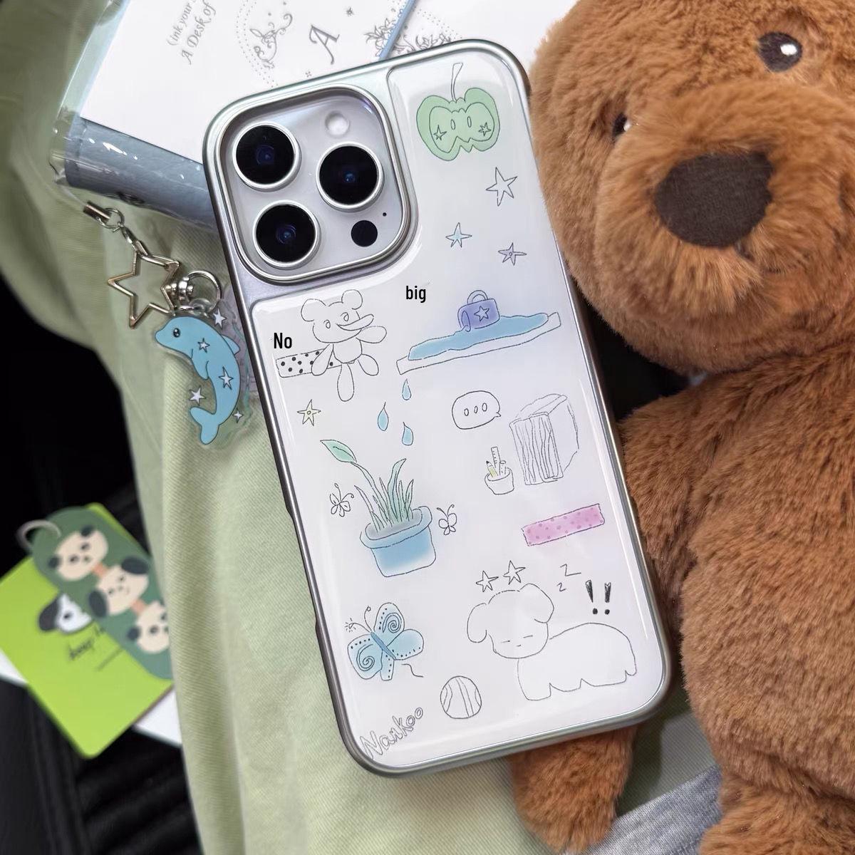 

Чехол для iPhone 15 Pro Max в стиле граффити «Соль» (Дизайн в корейском стиле) iPhone 14 Pro