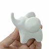 Mini Elephant Figurine, Minimalist 3D Printed Elephant Statue, Good Luck Elephant Collectible Ornament for Modern Home, Office Decor