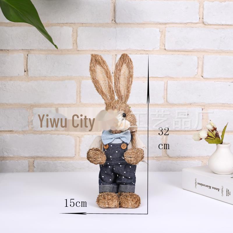 Easter Bunny Cattail Rabbit Ornaments - Home, Mall, and Garden Decor