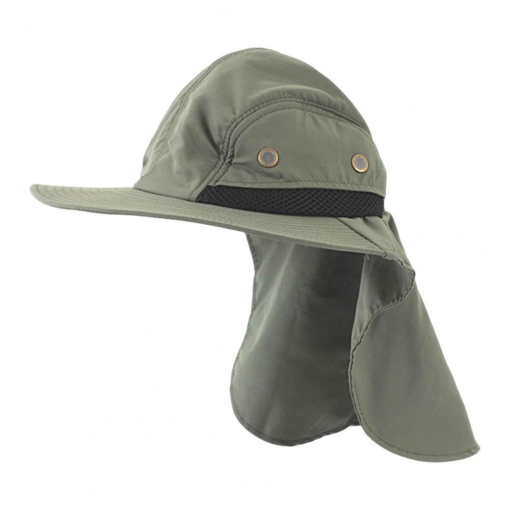 Men's Outdoor Fishing Hat Summer UV Protection Sun Hat Quick Dry Breathable Bucket Hat for Hiking Camping Cycling Travel