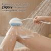 Exfoliating Body Brush Bath Brush, with Built-in Soap Reservoir, Detachable Curved Long Handle Shower Deep Cleansing for Back And