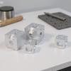 Single Piece of Aluminum Cube Corner Connector, Model 2020 3030, Fastener for Aluminum Profiles.