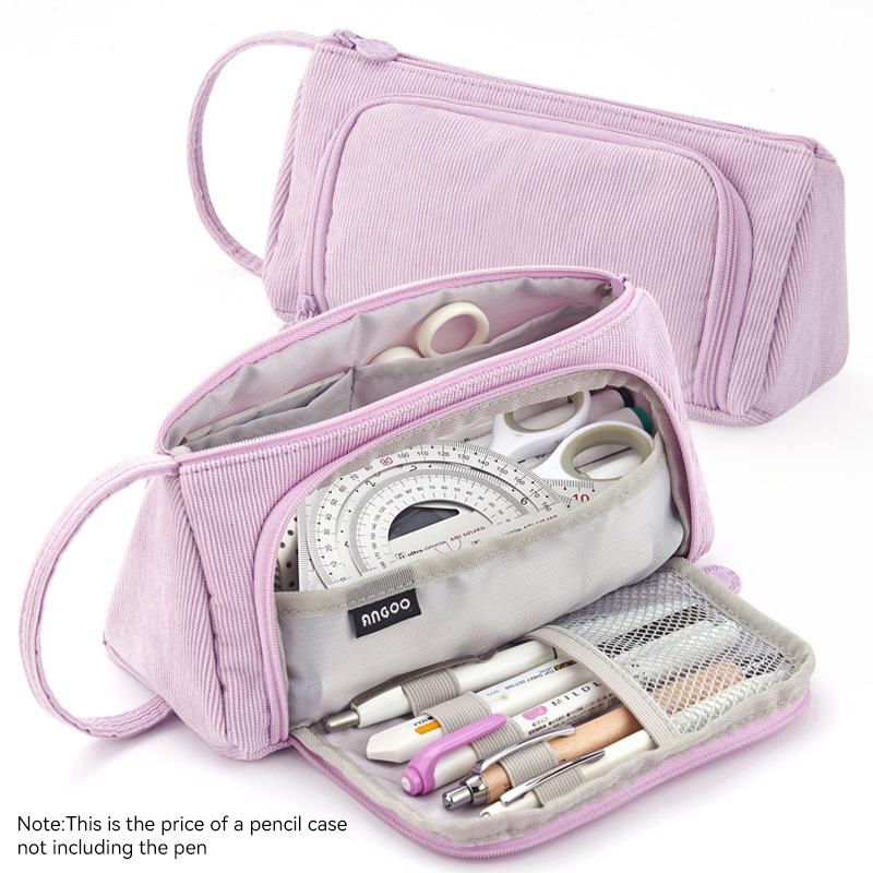 2025 New Style Large Capacity Multifunctional Pencil Case for Girls - Perfect for Junior High and High School Students