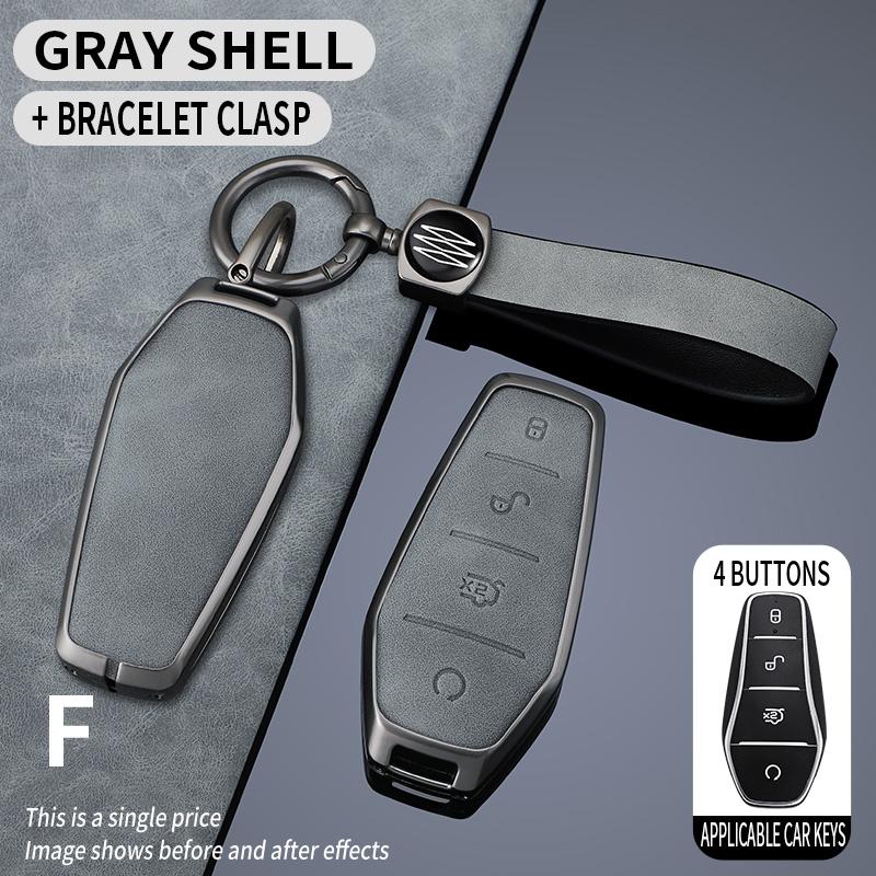 Car Key Case Cover For Byd Han Ev Tang Dm/Qin Plus/Song Pro/Max/Yuan Dolphin E2 Protector Auto Key Car Accessories