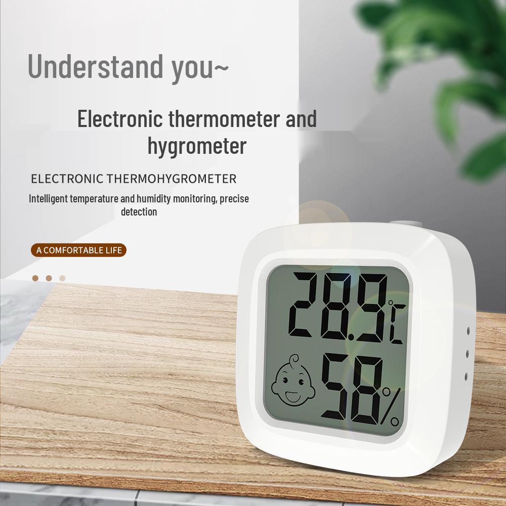 Digital Indoor Thermo-Hygrometer for Baby Room - Temperature & Dryness Monitor