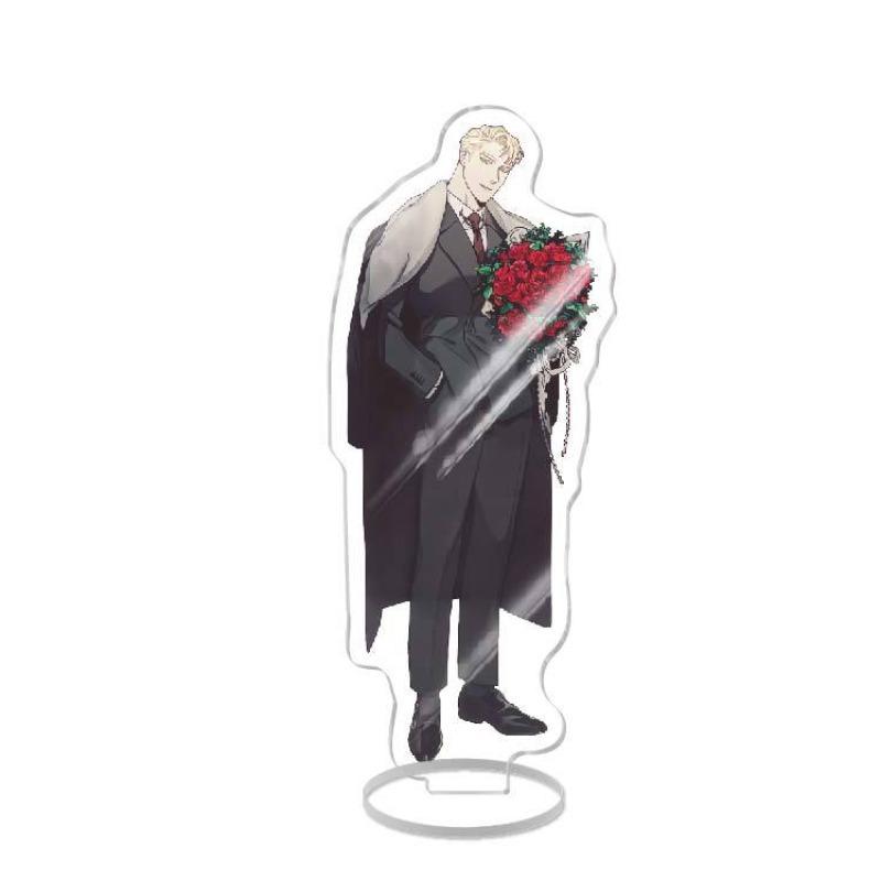 Roses And Champagne Korean Anime Peripherals Zheng Yiyuan Acrylic Stands Collectible Desk Ornaments Creative Birthday Gifts Toy