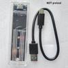 Transparent USB 3.1 M.2 NGFF SSD Enclosure