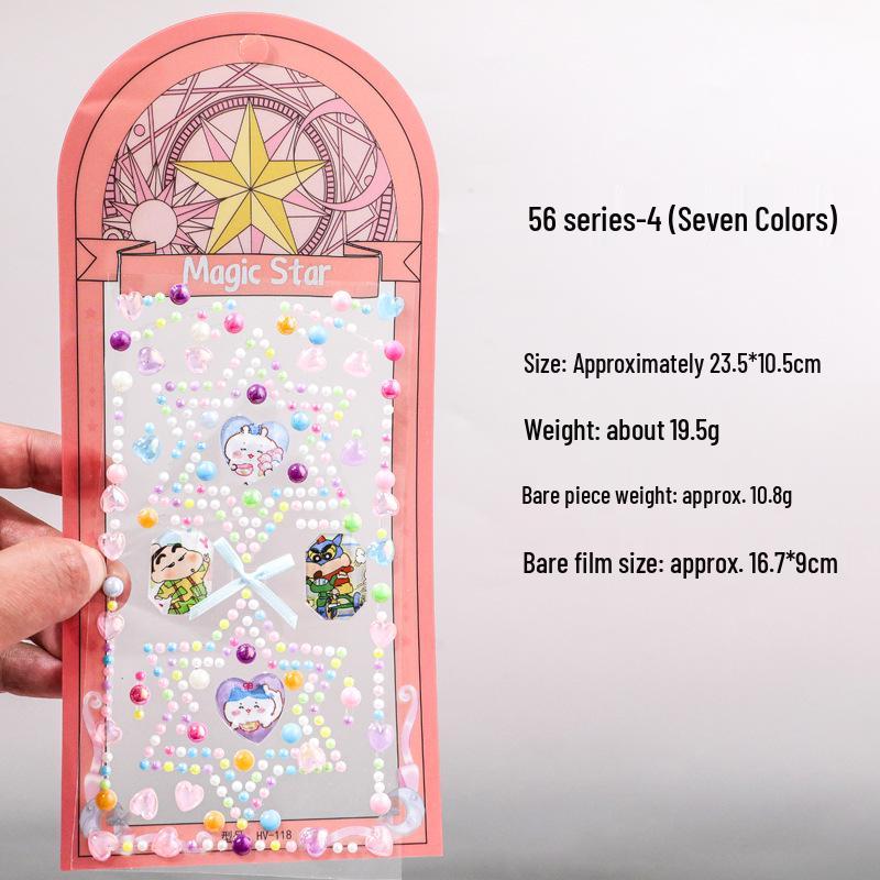 Bunte Schmetterlingsfee 3D Gesichtsaufkleber für Kinderschminke auf der Bühne