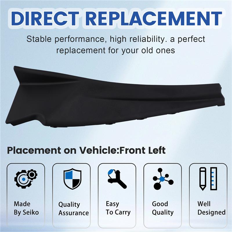 L10A Wiper Cowl Seal Cover Air Guide Front Fender Cover Trim For Infiniti JX35 QX60 14-18 Car