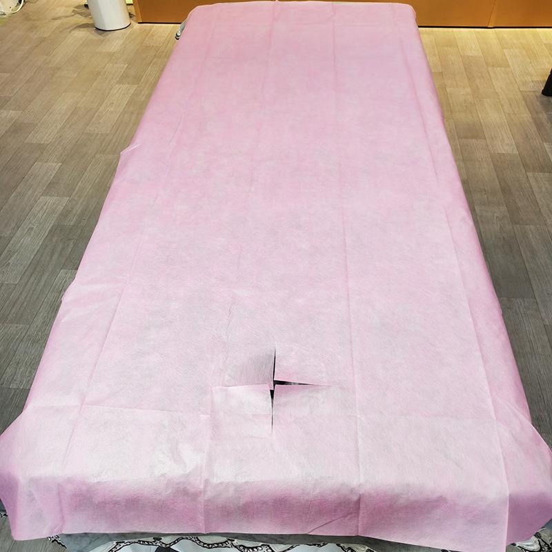 Disposable Non-Woven Breathable & Waterproof Massage Bed Sheets, Soft & Oil-Proof, For Beauty Salons, F^