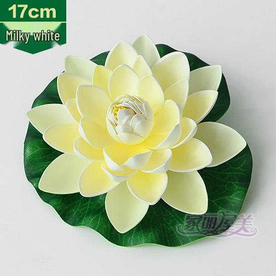 Artificial Lotus Leaf Water Lily for Pond, Fish Tank Decoration, Landscaping, or Buddha Ornaments