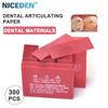 Niceden Medical 300 Sheets/Box Dental Articulating Paper Blue Strips Dental Lab Products Oral Dentist Material