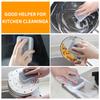 5/10 STÜCKE Doppelseitiger Haushalts-Scheuerschwamm Küchen-Geschirrspülschwamm Tuch Wischtuch Geschirrspültücher Küchenschwamm Wischtücher Bru
