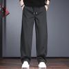 Jieleinuo Men's Wool Blend Loose Straight Casual Pants