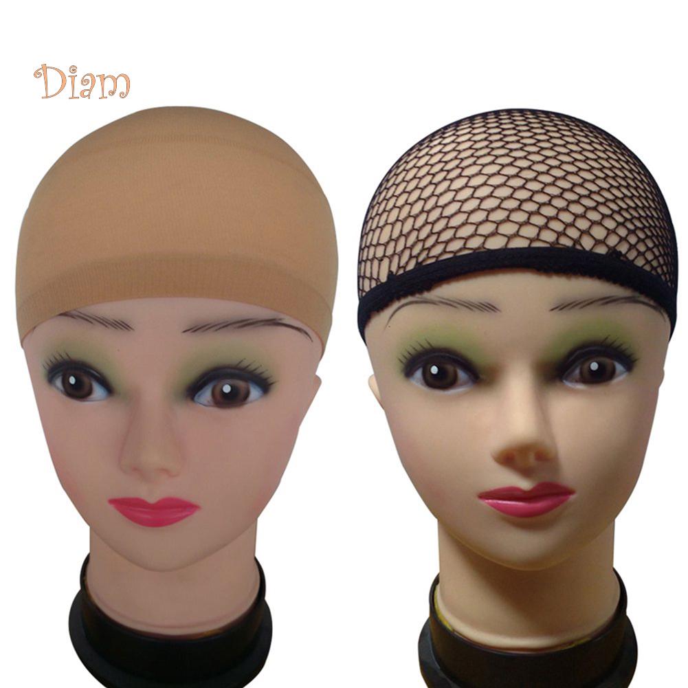 BEAUTY-HAIR CARE 3Pcs Nylon High Elasticity Stocking Mesh Wig Caps Hats Net