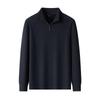 Men's Winter Coral Fleece Half-Zip Sweatshirt: Thick, Warm, Double-Sided Casual Base Layer