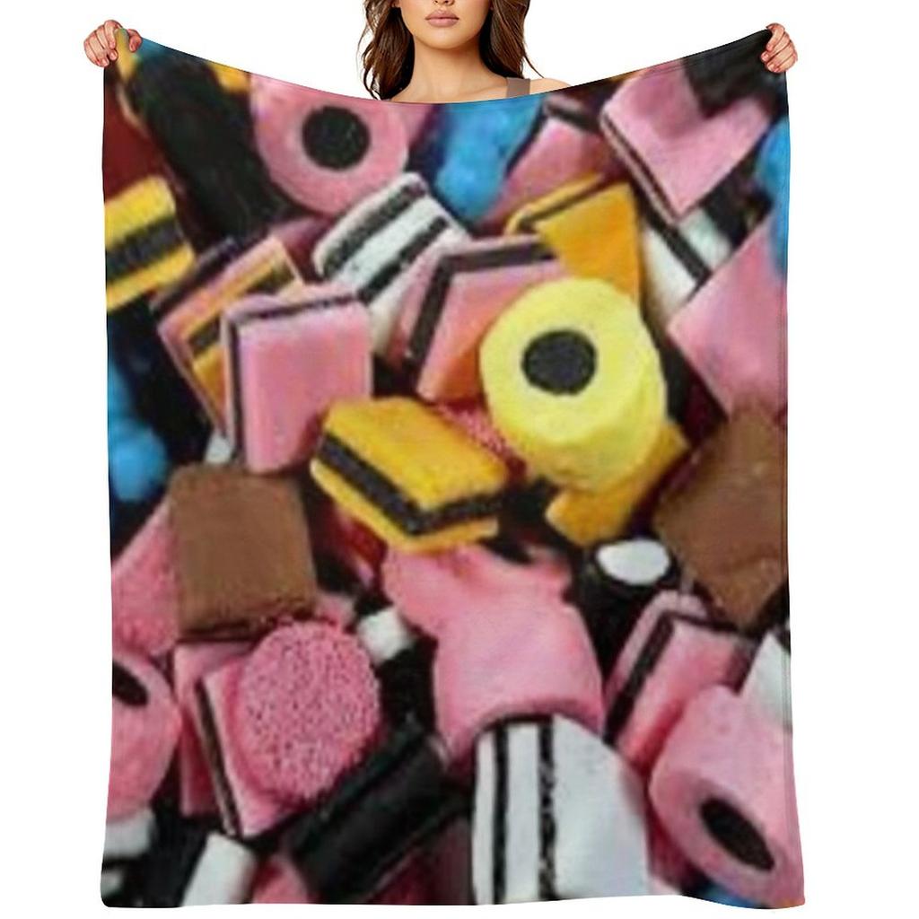 liquorice allsorts Throw Blanket Beach Beautifuls Baby Luxury Brand Blankets