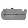 Gray Wired Sun Visor for 07-10 Hyundai Elantra (Left Side)