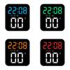 Modern Minimalist Led Digital Alarm Clock With Snooze And Timer For Bedroom Decor