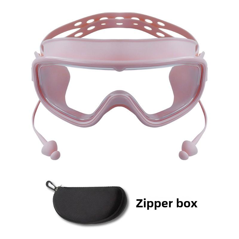 Swimming Eyewear HD Waterproof And Anti Fog Professional Swimming Goggles For Men And Women Diving Equipment Silicone Fit