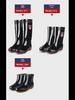 Men's PVC Winter Velvet-Lined Waterproof Work Boots, Mid-High Tube for Warmth and Protection