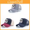 Batman Embroidered Mesh Baseball Cap With Curved Brim For Outdoor Sun Protection