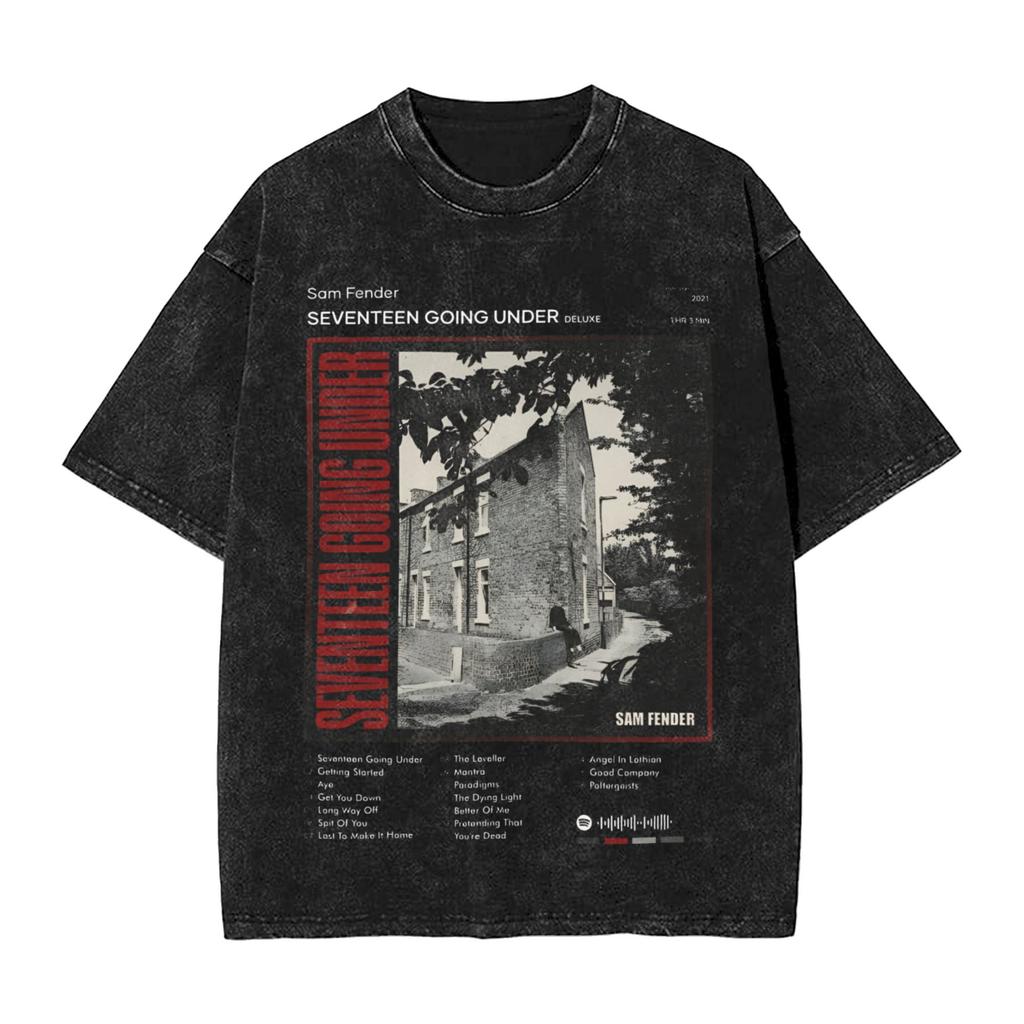 Herren Sam Fenders T-Shirts Kleidung Sommer Y2K Lustiges Kurzarm-T-Shirt Rundhals Freizeit Print T-Shirt Großhandel