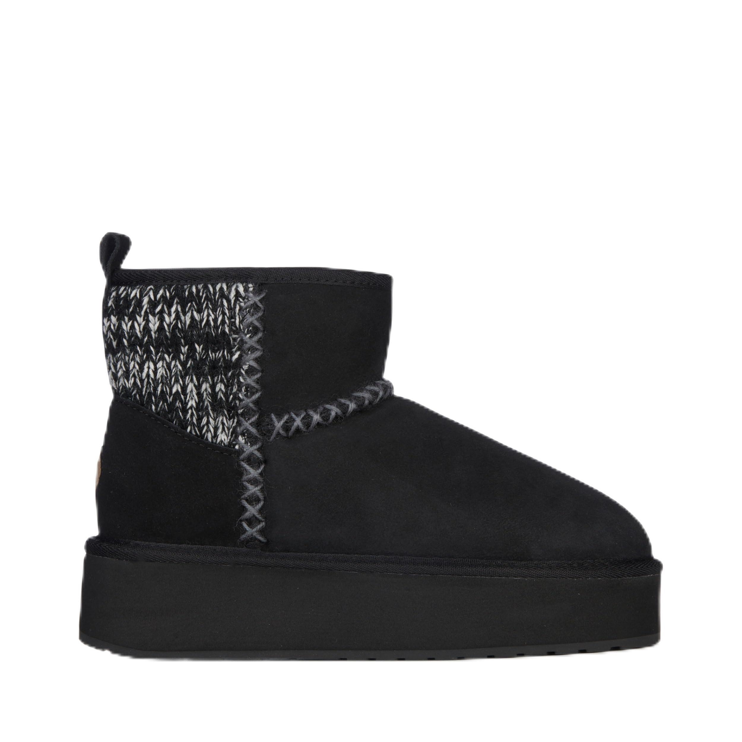 

Fashion Boots StingerKnitFlatform Black [Emu Australia] чёрный