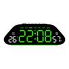 Simple LED Electronic Alarm Clock Silent Living Room Wall Clock Multi-function Temperature and Humidity Display Large Screen Digital Clock 1110